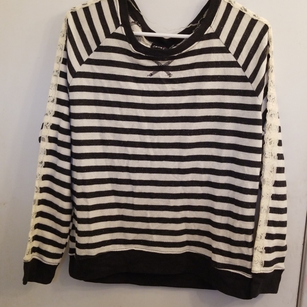 Striped Lacey Long Sleeve
